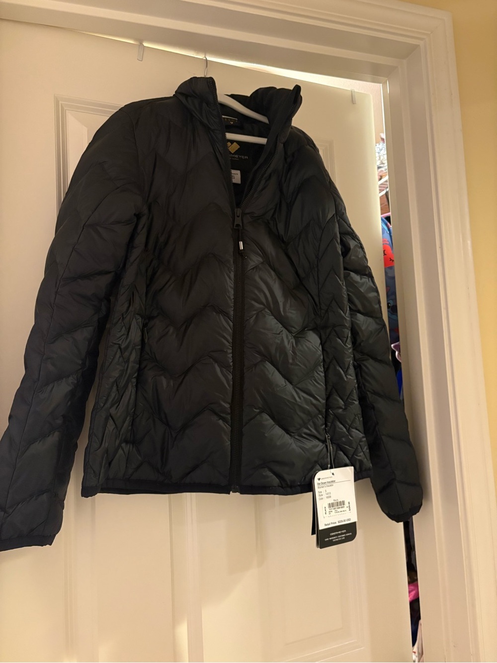 Obermeyer lightweight Black Quilted Hooded Jacket - Women